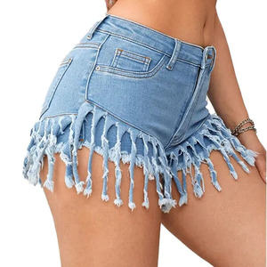 Shorts de Mezclilla para Mujer, Venta Directa de Fábrica, Precio Económico, Cantidad OEM, Logotipo Personalizado, Estilo Casual, Moda 2026, Diseño Moderno - Product Image 2