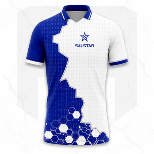 เสื้อโปโลคุณภาพสูงสำหรับผู้ชาย ขายส่งจำนวนมาก รับสั่งทำเสื้อโปโลพิมพ์ลายตามแบบ ชุดยูนิฟอร์มกอล์ฟ เสื้อโปโลสองสี ผลิตจากโรงงาน - Product Image 1