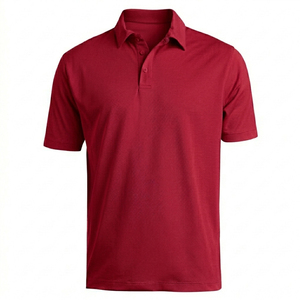 Chemises polo en polyester Dry Fit pour hommes, vêtements de sport de golf, chemise de sport respirante à séchage rapide, uniforme d'entraînement, haut à col - Product Image 1