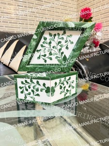 Quemador de Incienso de Resina Verde y Blanca, Estilo Árabe, Ecológico, Porta Incienso Mubkhar, Difusor de Aromaterapia, Set para Decoración de Ramadán - Product Image 2