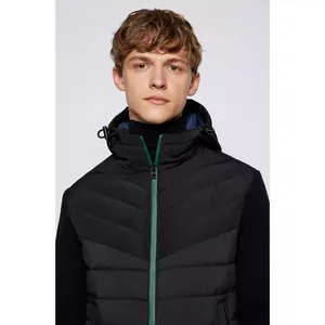 Wholesale Custom Logo <b>Men's</b> Puffer Jacket Thin Lightweight Windproof Breathable Spring <b>Coat</b> Full Zip Warm Outdoor Private Label - Product Image 5