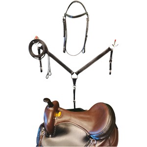 Selle de cheval Western en cuir de qualité supérieure pour la course de baril, toutes tailles disponibles - Product Image 5
