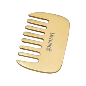 Peine de Cobre Kansa Hecho a Mano con Diseño Clásico, Herramienta de Masaje Unisex para Controlar la Caída del Cabello, Estimular el Crecimiento y la Circulación Sanguínea, y Desintoxicar el Cuero Cabelludo - Product Image 6
