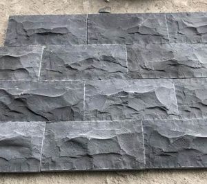 Black Granite Random Flagstone Black Basalt <b>Stone</b> Crazy Pattern Paving <b>Stone</b> for Driveway Outside Garden - Product Image 2