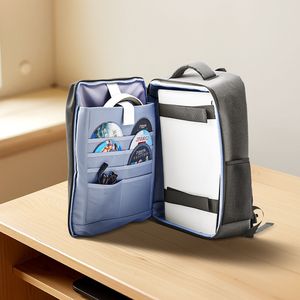 Mochila Doble para PS5, Bolsa de Viaje Impermeable de Nailon para Playstation 5 y PS5 Slim, Forro Interior Suave con Separador Acolchado - Product Image 6