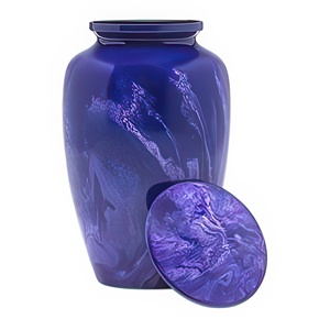 Handcrafted adult cremation <b>urn</b> for ashes <b>large</b> memorial <b>urn</b> elegant design with secure closure lasting tribute for loved ones - Product Image 2