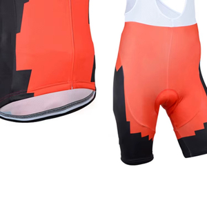 ชุดจักรยานแบบสลิมฟิต ดีไซน์สั่งทำคุณภาพสูง พิมพ์ลายด้วยความร้อน ระบายอากาศได้ดี แห้งเร็ว เป็นมิตรกับสิ่งแวดล้อม เหมาะสำหรับทั้งชายและหญิง - Product Image 4