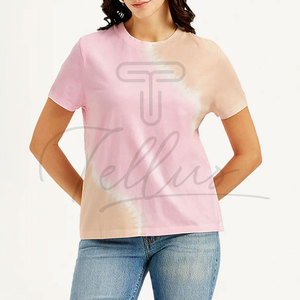 Camiseta Tie & Dye para Mujer, Nueva Llegada, con Logotipo Personalizado, Diferentes Diseños - Product Image 2