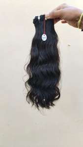 Extensiones de Cabello Humano Remy Indio de Lujo 12A, Doble Trama, Doble Extracción, Todos los Colores, Rizado Ondulado Profundo, Cutícula Alineada, BGGME Sin Procesar, 100g - Product Image 5