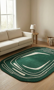 Tapis en laine haute densité antidérapant et écologique pour chambre d'enfant, bureau, couloir – Tapis tendance provenant d'un fournisseur indien - Product Image 4