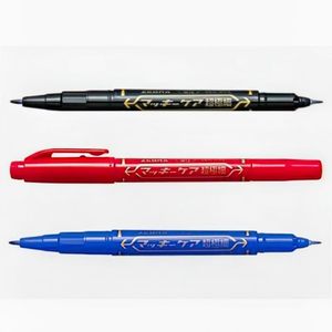 Fabriqué au Japon, stylo marqueur à base d'huile ultra fin Zebra Mackee Care, ensemble de 3 couleurs, séchage rapide, imperméable, 0,3 mm, 0,7 mm - Product Image 3