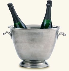 Enfriador de Champán Hecho a Mano con Asas, Enfriador de Vino para Uso en el Hogar, Cubitera Decorativa de Estilo Vintage para Exhibición en Mostrador - Product Image 4