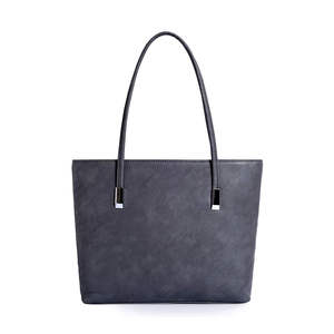 Hot Selling Women Tote <b>Bag</b> PU Leather Shoulder Handbag Large Capacity Designer <b>Satchel</b> Casual Top Handle <b>Canvas</b> Lining Office - Product Image 1