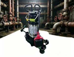 ปั๊มน้ำเสียแรงดันสูงอัตโนมัติ SS SAMSON V250F คุณภาพสูงแบบพกพา กำลังไฟ 0.25 กิโลวัตต์ 150 ลิตร/นาที สำหรับน้ำสกปรก - Product Image 1