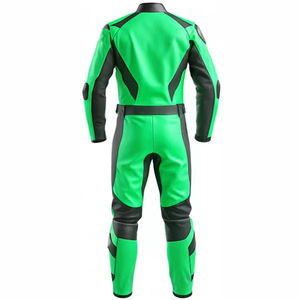 Combinaison en cuir pour motards, nouvelle conception, pour les courses, noir et rouge, qualité supérieure, vêtements de moto pour hommes, fabriquée au Pakistan. - Product Image 4