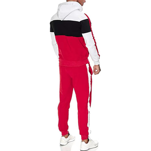 Conjunto de Sudadera con Capucha y Pantalones de Chándal de Algodón con Forro Polar para Hombre, Estampado Sólido, Estilo Urbano, Invierno, Cremallera Completa, Ropa Deportiva Casual Personalizada al por Mayor - Product Image 6
