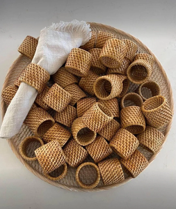 Vietnam Manufacturer Natural Rattan Napkin <b>Ring</b> - Handmade Woven Napkin <b>Rings</b> Bulk Supply - Product Image 1