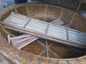 Coracle de Bambú Tradicional Vietnamita, Artesanía Tejida a Mano para Decoración de Playa, Festivales, Exhibiciones en Resorts, Eventos y Celebraciones Costeras - Product Image 5