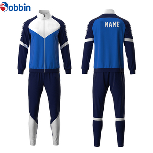 Conjunto Deportivo de Alta Calidad para Hombre, Estampado, Informal, para Fútbol, Running, con Cuello Alto, Transpirable - Product Image 1