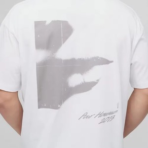 men oversized <b>tshirt</b> boxy loose fit drop shoulder cotton heavy weight streetwear tee - Product Image 2