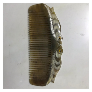 Peigne en corne de buffle, peigne à cheveux fait main, design personnalisé, fournisseur en gros, usine, distribution internationale - Product Image 2