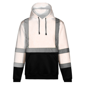 Vente en gros : Sweat à capuche de travail pour hommes en coton de haute qualité, haute visibilité, réfléchissant, vêtement de sécurité, fabriqué par un fournisseur d'usine - Product Image 1