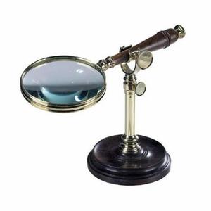 Lunettes grossissantes décoratives pour fournitures de bureau avec support pour ouvre-lettre, base noire, objet de décoration de table - Product Image 4