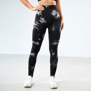 Women <b>Leopard</b> Print Yoga Leggings High Waist Four Way Stretch Ankle Length Gym Running Workout <b>Tights</b> Fitness Sportswear OEM ODM - Product Image 6