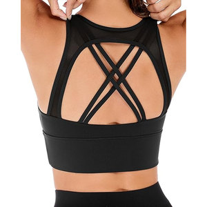 Solid Trader Premium Brassière de sport athlétique avec découpe au dos élégante, respirante et sans couture, pour l'entraînement, la course en extérieur et le jogging - Product Image 6