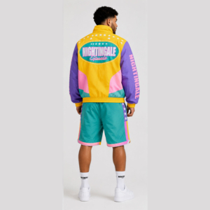 Conjunto Corto de Chaqueta Cortavientos con Logotipo Personalizado, el Mejor Conjunto Deportivo Informal de Manga Larga para Hombre, Impermeable y Resistente al Viento, de Nailon - Product Image 6