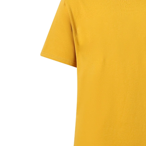 Camiseta Premium de Algodón Dorado con Cuello Redondo para Hombre |   Camiseta con Letras Griegas Bordadas en Chenilla, Dobladillo Curvo, Transpirable, Ropa Griega - Product Image 5