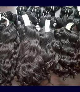 100% cutículas alineadas estilo de onda Natural donante único virgen barato grado Remy doble dibujado extensiones de cabello humano indio - Product Image 4
