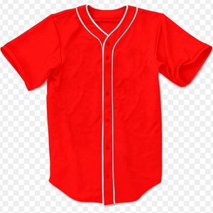 Camiseta de Béisbol Unisex para Hermandades, Roja y Blanca con Bloques de Color, Manga Corta, Poliéster que Absorbe la Humedad, Ropa Deportiva, Corte Regular para Adultos - Product Image 4