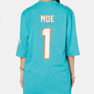 Camiseta de Fútbol Americano Estilo Urbano, Corte Holgado, Número Personalizado, Transpirable, Logotipo Personalizado, Marca Privada, OEM, Venta al Por Mayor, EE. UU. - Product Image 2