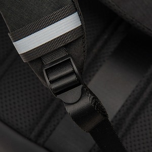 Black large capacity business <b>backpack</b> <b>leather</b> <b>laptop</b> <b>backpack</b> multi-layer <b>backpack</b> work commuting travel bag - Product Image 6