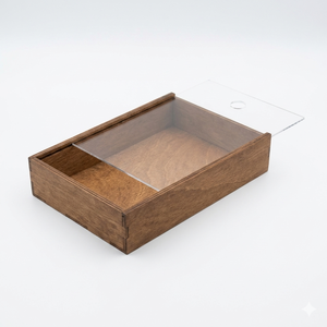 Unique Glass <b>Lid</b> Wooden Storage <b>Box</b> Jewelry Organizer <b>Decorative</b> <b>Box</b> Wholesale for Retailers and Online Sellers - Product Image 1