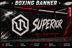 Promotional Boxing Ring Side Skirt <b>Banner</b> for Sports Venues and Events Premium Quality <b>Banners</b> By Superior international - Product Image 2