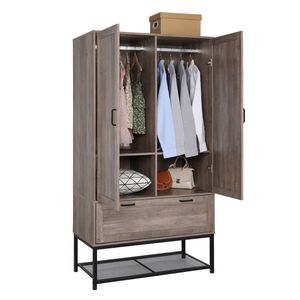 Carrello portaoggetti bianco a 3 livelli con ganci per pannello forato e cestini - Sistema di organizzazione a più livelli - Product Image 4
