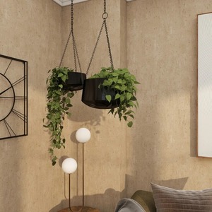 Pot de fleurs suspendu en métal minimaliste avec un design circulaire pour les plantes vertes - Product Image 5