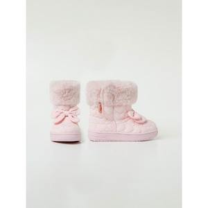 Botas de Nieve Coreanas OZKIZ con Lazo para Niñas de 2 a 7 Años, Moda Infantil para Invierno, Venta al Por Mayor - Product Image 1