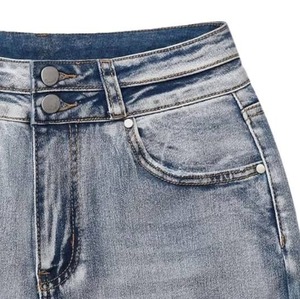 Everyday Comfort Soft <b>Stretch</b> Cotton Blend Stylish Trousers Women <b>Denim</b> Pants Perfect for Travel Streetwear Casual Office - Product Image 4