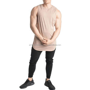 Camiseta sin Mangas para Hombre, Hecha a Medida, Ajuste Cómodo, Servicio OEM, Transpirable, Precio al por Mayor, Colores Sólidos - Product Image 2