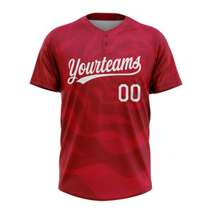 Maillots de baseball et de softball personnalisés imprimés en couleur, qualité supérieure, très demandés, faible MOQ, 100 % polyester, antibactériens - Product Image 4