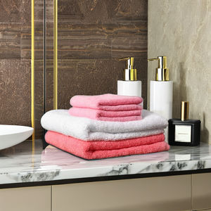 Ensemble de serviettes de bain luxueuses serviette de bain en coton torsadé zéro serviette de bain de golf de style nouveau avec un design uni - Product Image 1