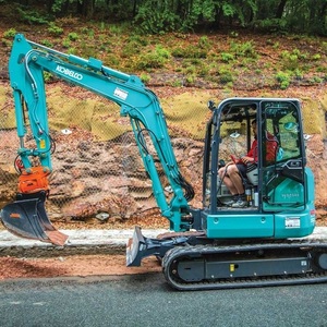 Mini-excavatrice Kobelco à prix avantageux pour des travaux de terrassement précis, un fonctionnement fluide, une maniabilité aisée et des performances de construction efficaces. - Product Image 3