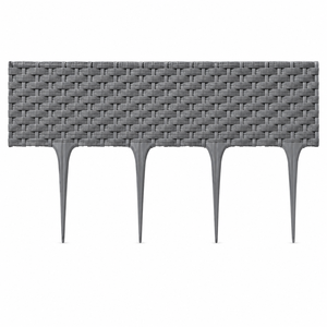 Oferta Especial: Valla de Jardín de Hierro de 6 Pies con Recubrimiento de PVC, Efecto Piedra Adoquín, Ecológica, Tratada a Presión, para Césped - Product Image 1