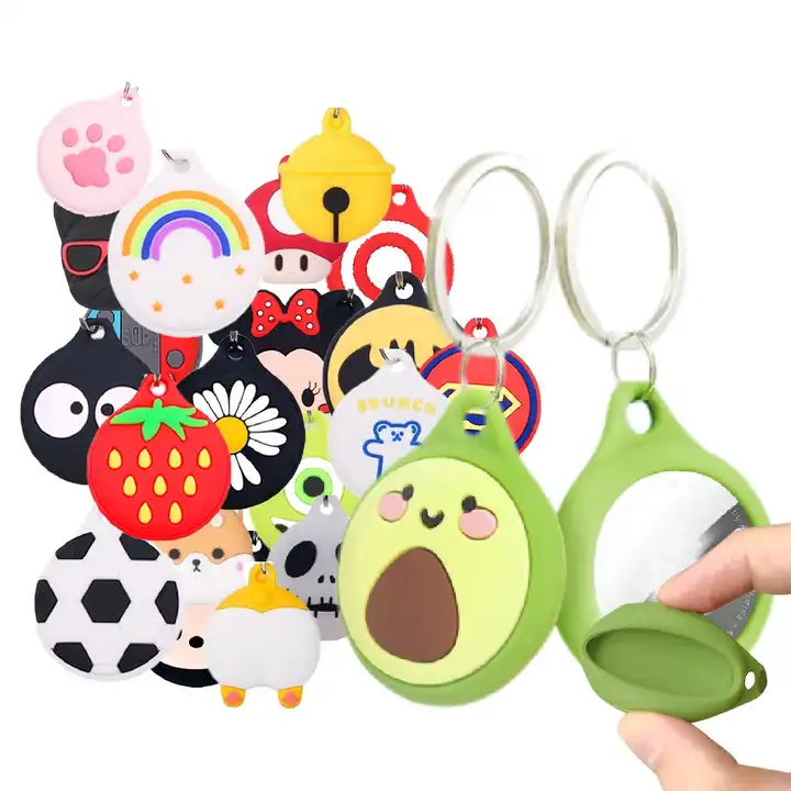 Protection Case For Airtag Cute Cartoon Soft Silicone Sleeve For