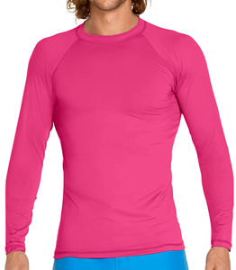 T-shirt de compression à manches longues pour homme personnalisable, tissu en spandex, logo uni, utilisation en salle de sport et pour la natation, rashguard MMA - Product Image 6