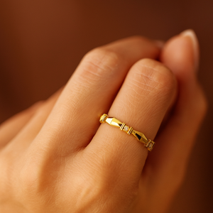 แหวนเพชรแล็บโกรว์ทองคำแท้ 14K ดีไซน์เรียบหรูสำหรับผู้หญิง เหมาะสำหรับงานแต่งงาน งานหมั้น งานครบรอบ และเป็นของขวัญในงานปาร์ตี้ - Product Image 4