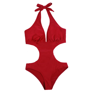 Traje de Baño Bikini de Una Pieza de Corte Alto Personalizado para Mujer 2026 - Ropa de Playa de Alta Calidad - Product Image 1